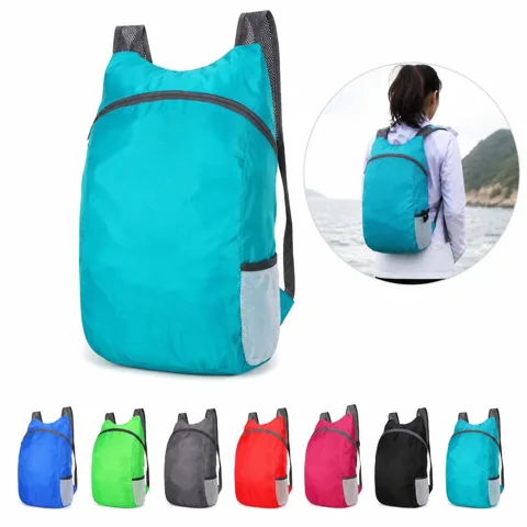Collapsible Travel Daypack 20L Water-Resistant Foldable 2