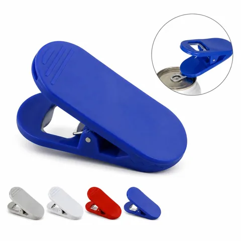 Magnetic Chip Clips with Bottle Opener, 2-in-1 Bag Sealer 2