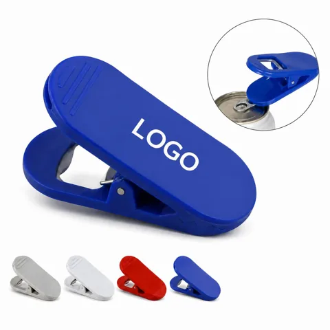 Magnetic Chip Clips with Bottle Opener, 2-in-1 Bag Sealer