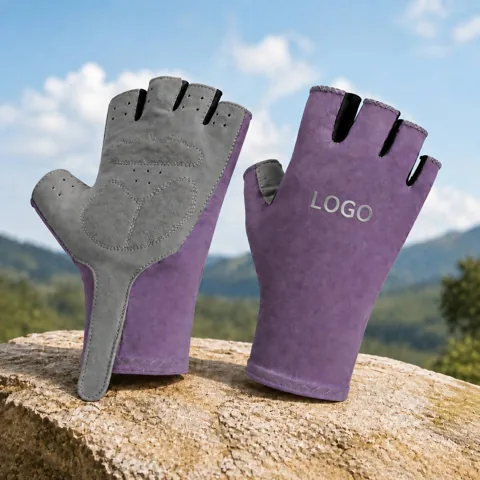 Ventilated Half Finger Cycling Gloves for Mountain Biking