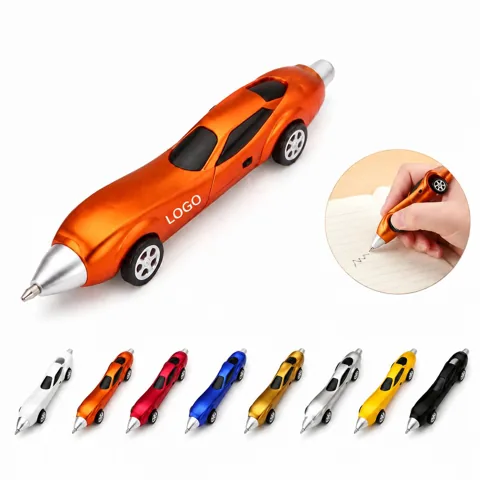 Moving Car Ballpoint Pen Creative Racing Desk Writing Tool