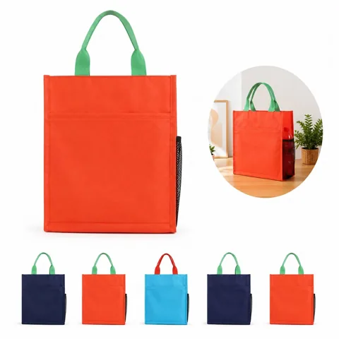 Reusable Oxford Cloth Document Handbag Waterproof Foldable 2