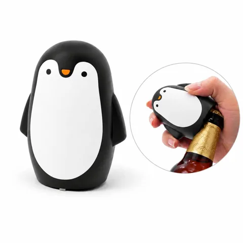 Penguin Bottle Opener with Auto Spring and Magnet 2
