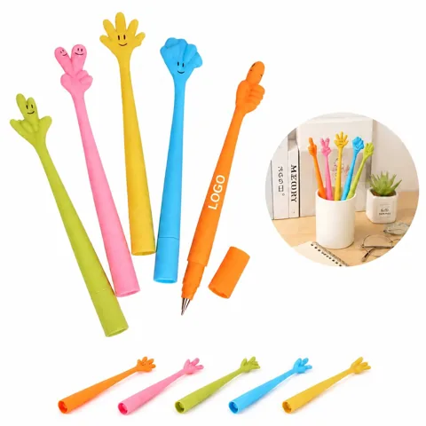 Flexible Silicone Bendable Ballpoint Pen for Comfortable