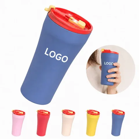 15 oz Insulated Travel Mug with Spill-Resistant Lid