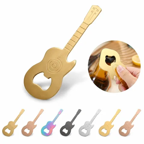 Magnetic Guitar Bottle Opener Stainless Steel Cap Catcher 2