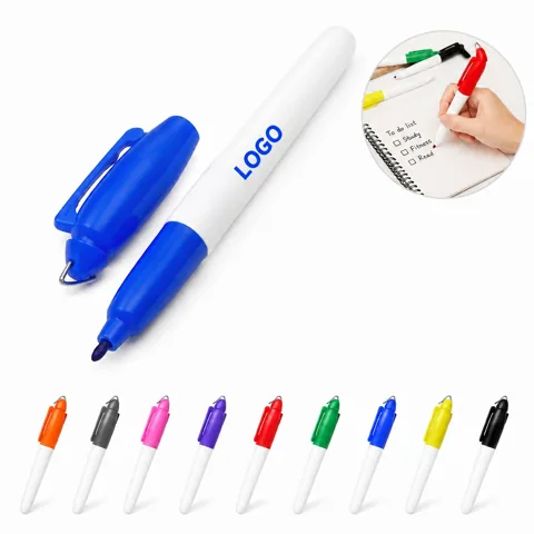 Mini Quick-Dry Permanent Marker Pen for Multi-Surface
