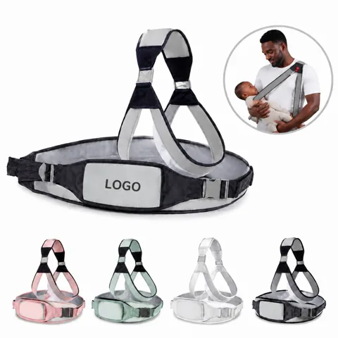 Ergonomic Cotton Baby Carrier with Adjustable Breathable