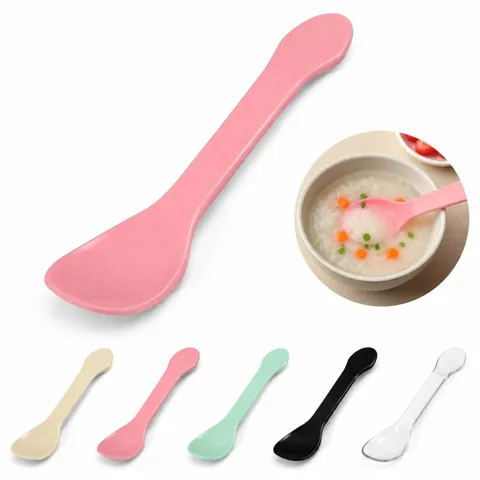 Disposable Plastic Ice Cream Spoons, Sturdy for Single-Use 2