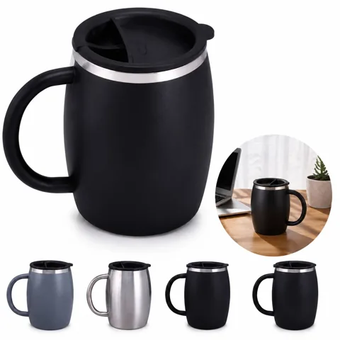 14 oz Insulated Stainless Steel Tumbler with Handle 2