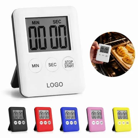 Magnetic Digital Countdown Timer with Alarm for Kitchen,
