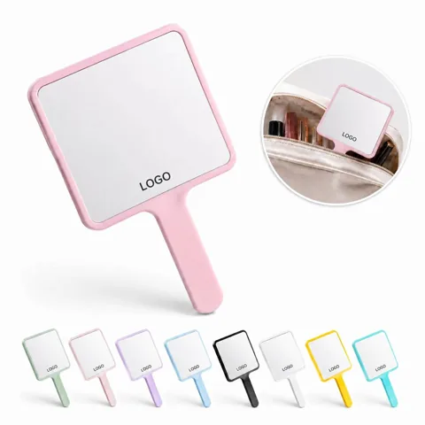 Portable Durable Plastic Makeup Mirror for Travel & Daily