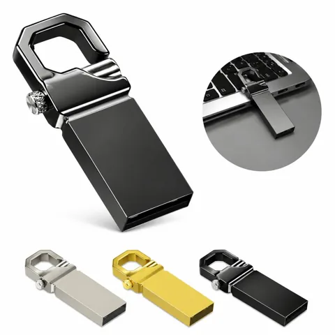 4GB Metal Keychain USB Flash Drive Portable Storage 2