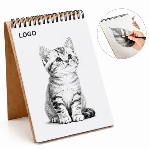 Top Coil A4 Sketch Pad, Acid-Free Paper for Drawing &