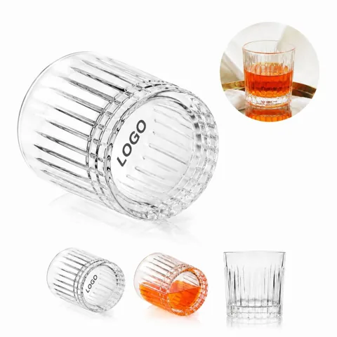 Thick Base Crystal Whiskey Glasses for Bourbon Scotch
