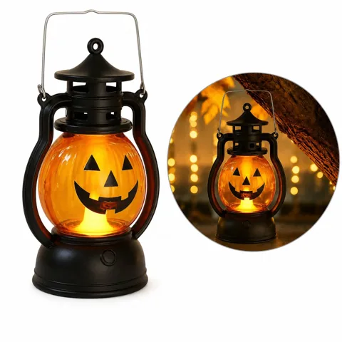 Vintage Jack-O'-Lantern Light for Halloween Decor 2