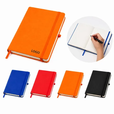 A5 Waterproof PU Leather Journal Notebook, 200 Pages,