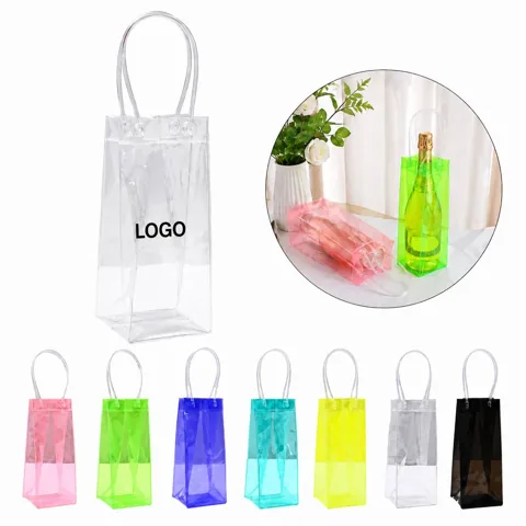 PVC Tote Bag for Red Wine, Transparent & Durable 1