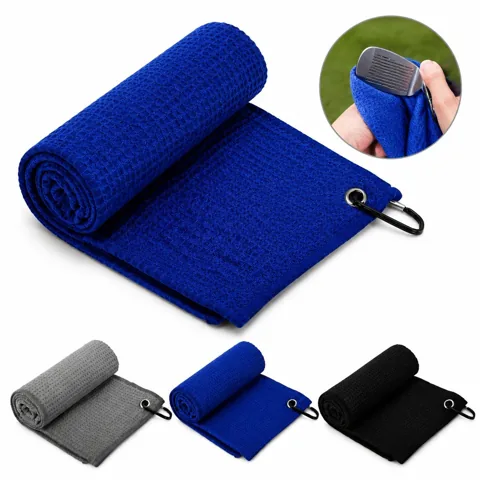 Microfiber Golf Towel with Carabiner Clip, High Absorbency 2