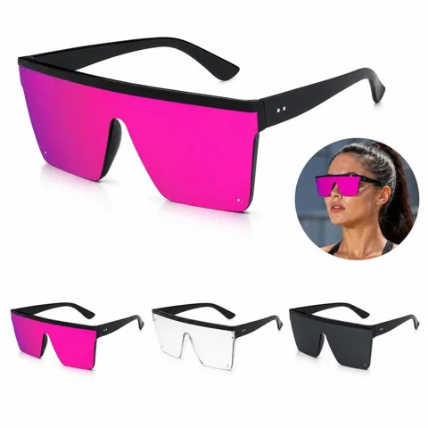 UV400 Oversized Square Sunglasses for Daily Outdoor Wear 2