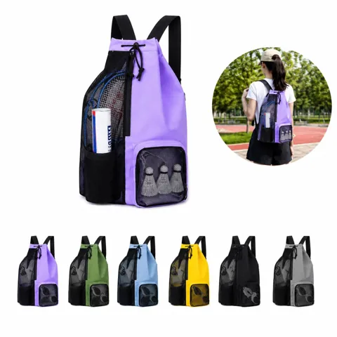 Oxford Drawstring Outdoor Backpack with Padded Support 2