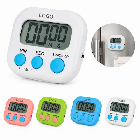 Magnetic Digital Timer with Alarm for Kitchen Cooking