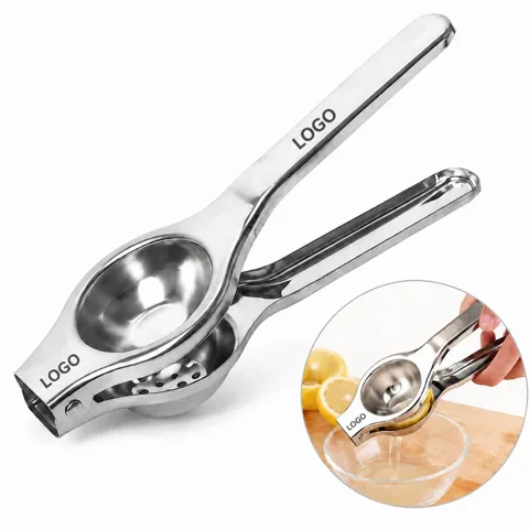 Stainless Steel Manual Citrus Juicer, Ergonomic Handle for Everyday Use