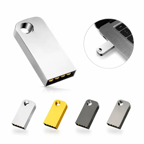 8GB Zinc Alloy USB Flash Drive for Car Audio Storage 2
