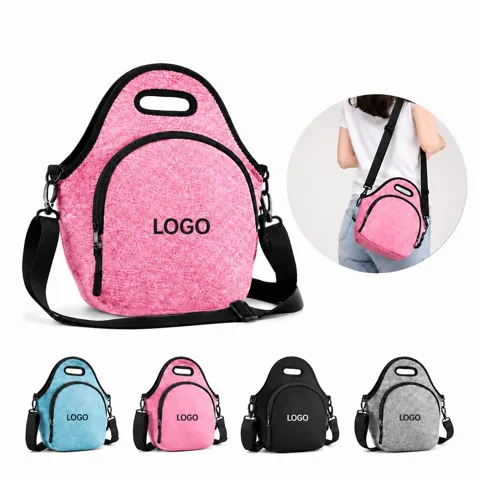 Adjustable Strap Neoprene Insulated Lunch Bag 1