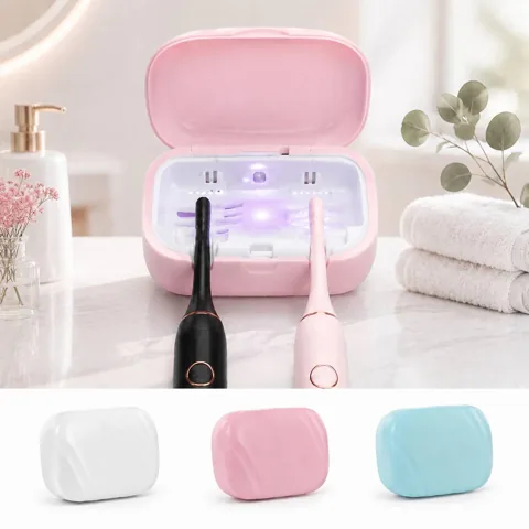 UV Toothbrush Sanitizer Holder with Auto UV-C Sterilization 2