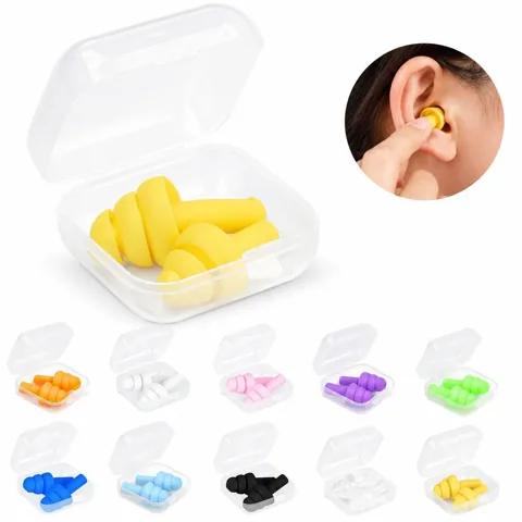 Reusable Silicone Ear Plugs for Noise Reduction with Added Functionality 2