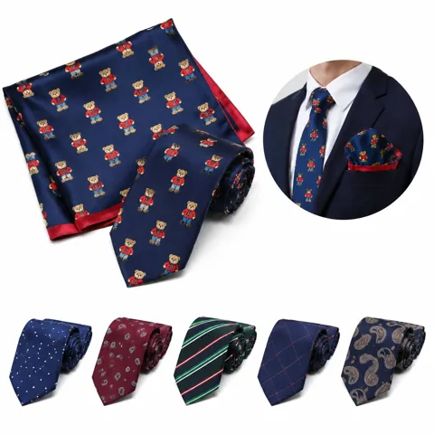 Custom Wet-Dyed Silk Tie with Gift Box 2