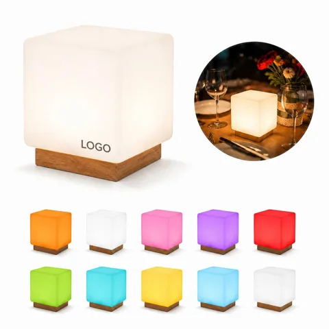 Customizable LED Cubic Lightbox for Logo Display