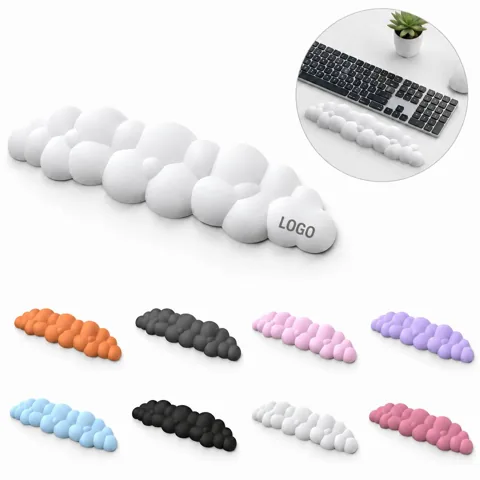 Ergonomic PU Leather Memory Foam Wrist Rest for Keyboard