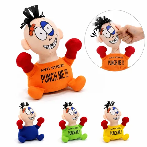 Screaming Plush Punching Doll for Stress Relief Fun 2