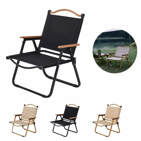 Folding Camping Chair, Lightweight Outdoor Portable Seat 2