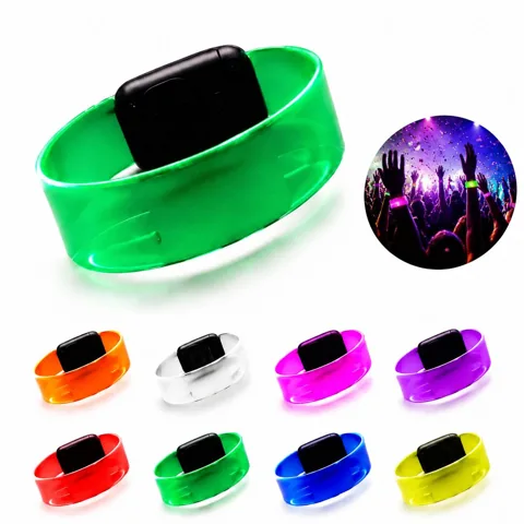 Magnetic LED Glow Bracelet with Secure Clasp for Parties 2