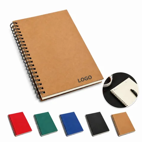 A5 Spiral Notebook 100gsm, Lie-Flat Design for Writing