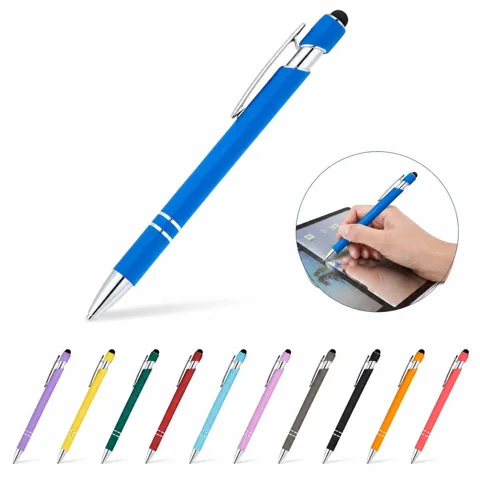 Aluminum Ballpoint Pen with Stylus for Touchscreen 2