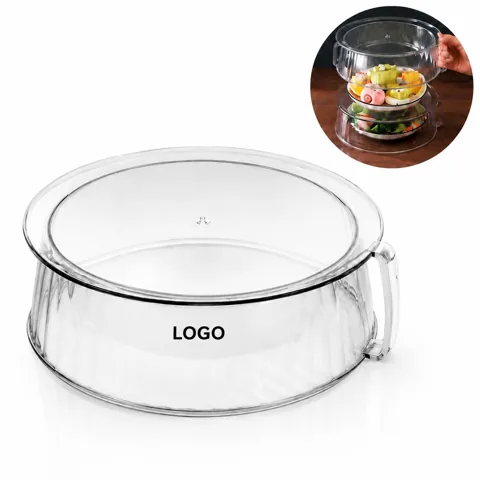 Stackable Clear Food Cover for Bowls and Plates 1