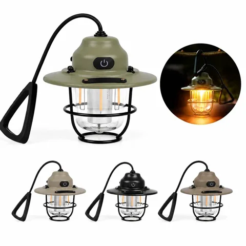 Pinecone-Shaped LED Camping Lantern with 4 Dimmable Light 2