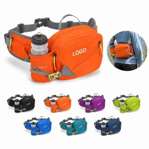 Hydration Waist Pack with Bottle Holder for Outdoor