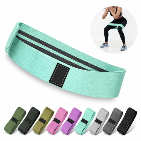 Fabric Loop Resistance Bands Set for Strength Training and More 2