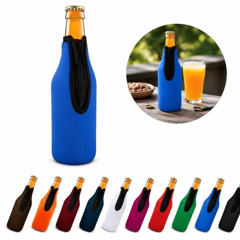 ZIP CHILL Insulated Chloroprene Rubber Bottle Cooler for Everyday Use 2
