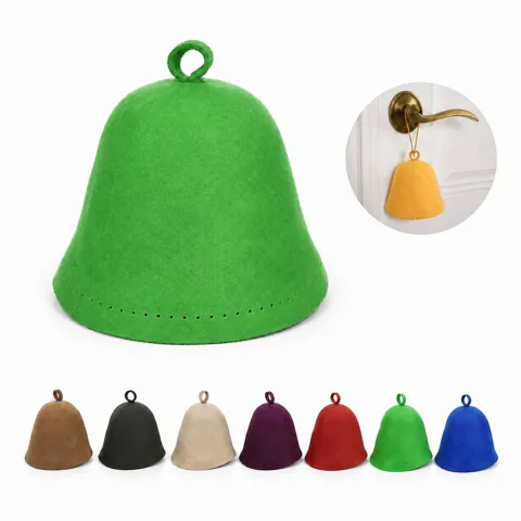 Wool Sauna Hat with Custom Logo for Heat Protection 2