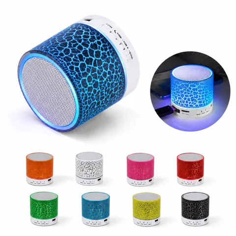 Steel Cannon Wireless Speaker with LED Lights 2