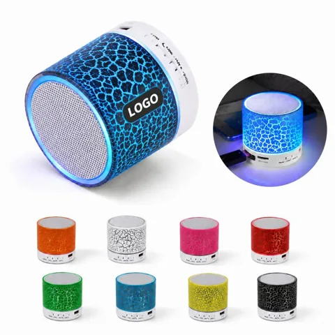 Steel Cannon Wireless Speaker with LED Lights