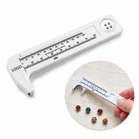 Mini Plastic Button Calipers Custom Logo Precision