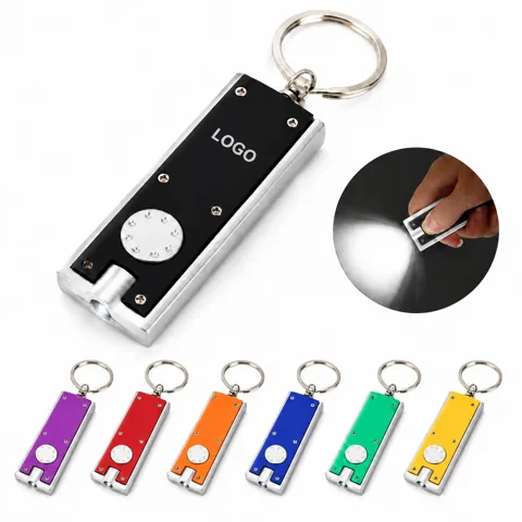 Mini LED Keychain Flashlight for Keys and Bags