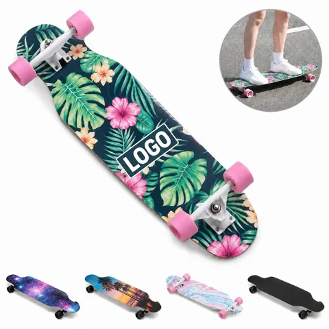 Drop-Through Longboard Cruiser 47-Inch Complete for Carving